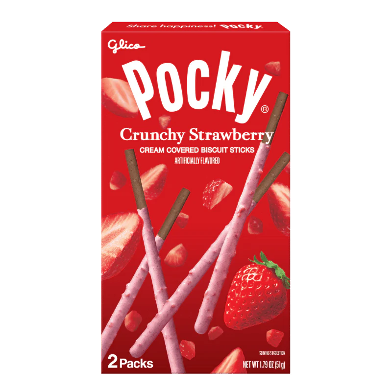 Pocky Crunchy Strawberry 1.79 oz